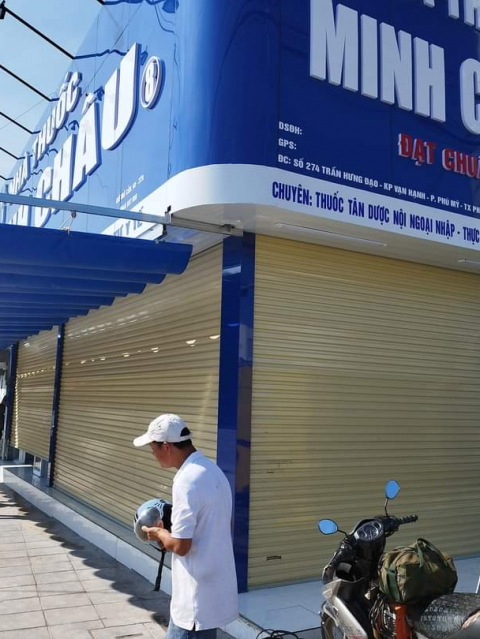 CÔNG TRÌNH NHÀ THUỐC MINH CHÂU 